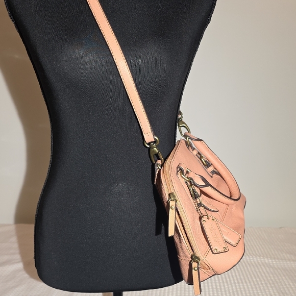 Tignanello Tan Leather Satchel - Picture 5 of 10